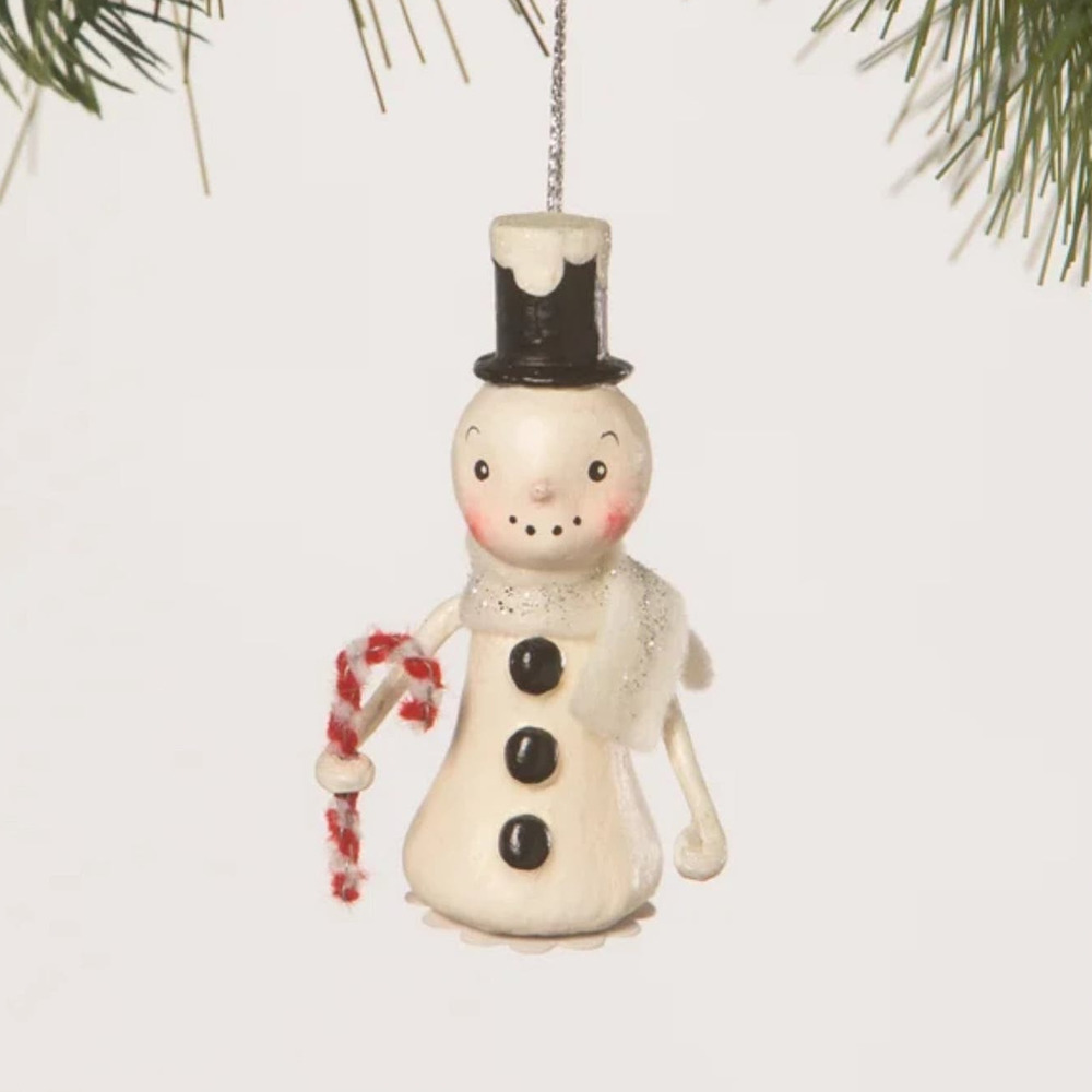 Bethany Lowe Michelle Lauritsen Snowman Ornament - Thumbnail 2